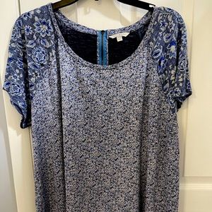 Pullover top- Lucky Brand 2x